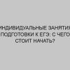 individualnye zanyatiya podgotovki k ege s chego stoit nachat 3577