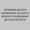 perevozka detey v avtomobile do kakogo vozrasta neobhodimo detskoe kreslo v avtomobile 2728
