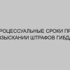 protsessualnye sroki pri vzyskanii shtrafov gibdd 712
