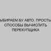 vybiraem bu avto prostye sposoby vychislit perekupschika 2796